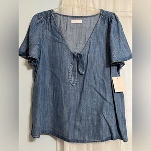 Lauren Conrad denim blouse